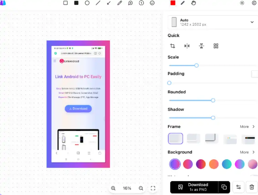 Linkandroid-免费开源的全能手机投屏助手 – 粼光开源集